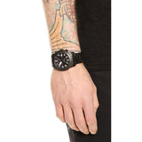 Marc Jacobs Larry Chronograph Black Dial Black Steel Strap Watch for Men - MBM5052 Authentic Buy Shop Now