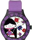 Marc Jacobs Marc White Dial Purple Silicone Strap Watch for Women - MBM5514 Authentic Buy Shop Now