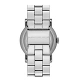 Marc Jacobs Amy Analog Mother of Pearl Grey Dial Silver Steel Strap Watch for Women - MBM8608 Authentic Buy Shop Now
