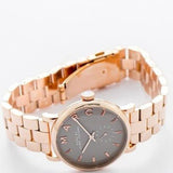 Marc Jacobs Baker Brown Dial Rose Gold Steel Strap Watch for Women - MBM8632 Authentic Buy Shop Now