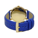 Marc Jacobs Fergus Blue Dial Blue Leather Strap Watch for Women - MBM8650 Authentic Buy Shop Now