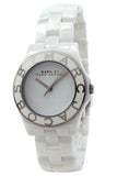 Marc Jacobs Marc White Dial White Ceramic Strap Watch for Women - MBM9500 Authentic Buy Shop Now