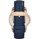Fossil Grant Mechanical Blue Dial Blue Leather Strap Watch for Men - ME3054 Authentic Buy Shop Now