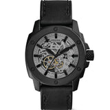 Fossil Modern Machine Automatic Skeleton Grey Dial Black Steel Strap Watch for Men - ME3134 Authentic Buy Shop Now