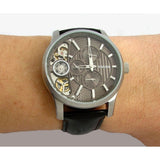 Fossil Twist Chronograph Multifunction Taupe Dial Brown Leather Strap Watch for Men - ME1098 Authentic Buy Shop Now