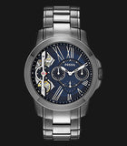 Fossil Grant Twist Multifunction Blue Dial Grey Steel Strap Watch for Men - ME1146 Authentic Buy Shop Now