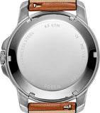 Fossil Grant Twist Multifunction Blue Dial Brown Leather Strap Watch for Men - ME1161 Authentic Buy Shop Now