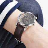 Fossil Townsman Automatic Black Dial Brown Leather Strap Watch for Men - ME1163 Authentic Buy Shop Now