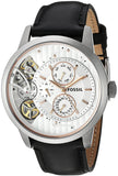 Fossil Townsman Twist Multifunction White Dial Black Leather Strap Watch for Men - ME1164 Authentic Buy Shop Now