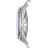 Fossil Townsman Automatic Skeleton Blue Dial Silver Steel Strap Watch for Men - ME3073 Authentic Buy Shop Now