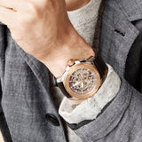 Fossil Modern Machine Automatic Skeleton Dial Black Leather Strap Watch for Men - ME3082 Authentic Buy Shop Now