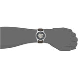 Fossil Grant Automatic Skeleton Black Dial Brown Leather Strap Watch for Men - ME3100 Authentic Buy Shop Now