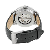 Fossil Townsman Automatic White Dial Black Leather Strap Watch for Men - ME3104 Authentic Buy Shop Now
