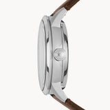 Fossil Townsman Automatic Blue Dial Brown Leather Strap Watch for Men - ME3110 Authentic Buy Shop Now