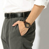 Fossil Commuter Automatic Black Dial Brown Leather Strap Watch for Men - ME3158 Authentic Buy Shop Now