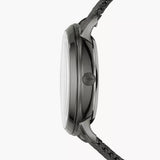 Fossil Neutra Automatic Skeleton Black Dial Grey Mesh Strap Watch for Men - ME3185 Authentic Buy Shop Now
