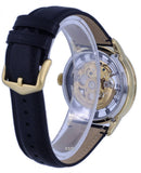 Fossil Townsman Automatic Skeleton Black Dial Black Leather Strap Watch for Men - ME3210 Authentic Buy Shop Now
