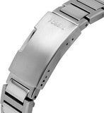 Fossil Everett Automatic Skeleton Blue Dial Silver Steel Strap Watch for Men - ME3220 Authentic Buy Shop Now