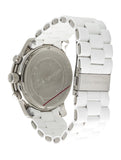 Michael Kors Oversize White Dial White Steel Strap Watch for Men - MK8108 Authentic Buy Shop Now