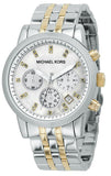 Michael Kors Ritz Chronograph White Dial Two Tone Steel Strap Watch for Women - MK5057 Authentic Buy Shop Now