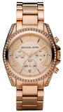 Michael Kors Blair Rose Gold Dial Rose Gold Steel Strap Watch for Women - MK5263 Authentic Buy Shop Now