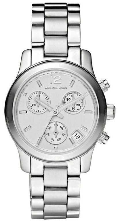 Michael Kors Runway Silver Dial Silver Steel Strap Watch for Women - MK5428 Authentic Buy Shop Now