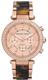 Michael Kors Parker Rose Gold Dial Two Tone Steel Strap Watch for Women - MK5538 Authentic Buy Shop Now