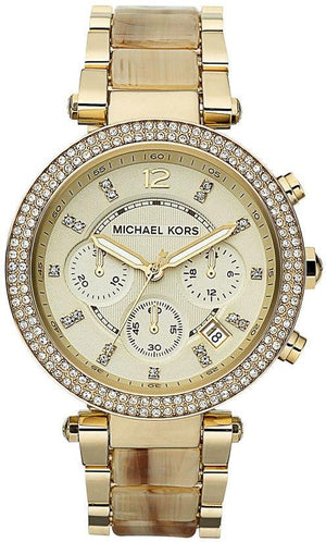 Michael Kors Parker Gold Dial Gold Steel Strap Watch for Women - MK5632 Authentic Buy Shop Now