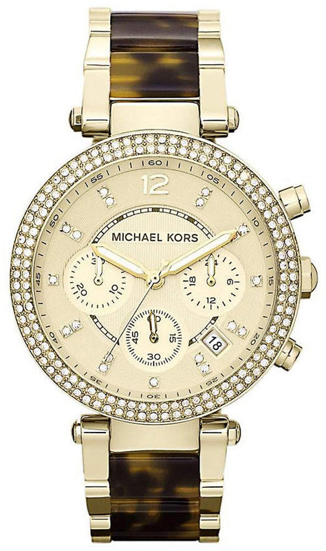 Michael Kors Parker Gold Dial Two Tone Steel Strap Watch for Women - MK5688 Authentic Buy Shop Now