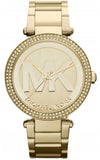 Michael Kors Parker Diamonds Gold Dial Gold Steel Strap Watch for Women - MK5784 Authentic Buy Shop Now