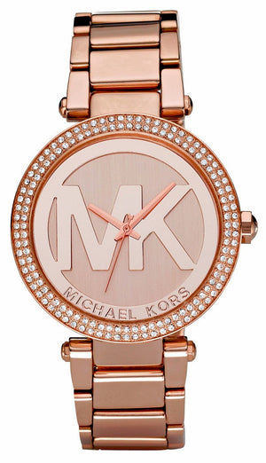 Michael Kors Parker Rose Gold Dial Rose Gold Steel Strap Watch for Women - MK5865 Authentic Buy Shop Now