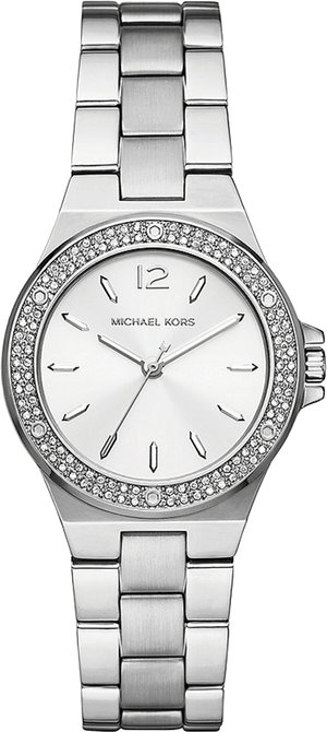 Michael Kors Lennox Three Hand Silver Dial Silver Steel Strap Watch For Women - MK7280 Authentic Buy Shop Now
