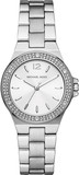 Michael Kors Lennox Three Hand Silver Dial Silver Steel Strap Watch For Women - MK7280 Authentic Buy Shop Now