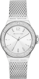 Michael Kors Lennox Three-Hand Silver Dial Silver Steel Strap Watch For Women - MK7337 Authentic Buy Shop Now