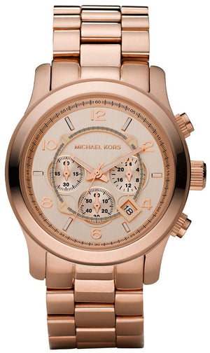 Michael Kors Cooper Rose Gold Rose Gold Steel Strap Watch for Women - MK6275 Authentic Buy Shop Now