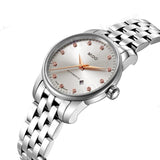 Mido Baroncelli III Automatic Silver Dial Silver Steel Strap Watch For Women - M7600.4.21.1 Authentic Buy Shop Now