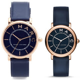 Marc Jacobs Roxy Navy Blue Dial Blue Leather Strap Watch for Women - MJ1534 Authentic Buy Shop Now