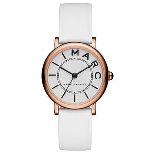 Marc Jacobs Roxy White Dial White Leather Strap Watch for Women - MJ1561 Authentic Buy Shop Now