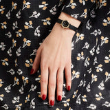 Marc Jacobs Roxy Black Dial Black Leather Strap Watch for Women - MJ1585 Authentic Buy Shop Now
