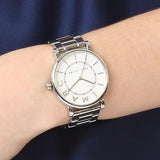 Marc Jacobs Roxy White Dial Silver Steel Strap Watch for Women - MJ3521 Authentic Buy Shop Now