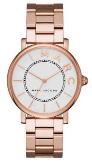 Marc Jacobs Roxy White Dial Rose Gold Steel Strap Watch for Women - MJ3523 Authentic Buy Shop Now