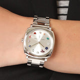 Marc Jacobs Mandy Silver Dial Silver Steel Strap Watch for Women - MJ3548 Authentic Buy Shop Now