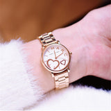 Marc Jacobs Classic White Dial Rose Gold Steel Strap Watch for Women - MJ3592 Authentic Buy Shop Now