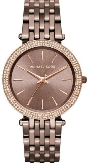 Michael Kors Darci Quartz Brown Dial Brown Steel Strap Watch For Women - MK3416 Authentic Buy Shop Now