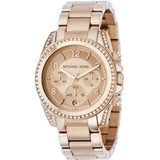 Michael Kors Blair Rose Gold Dial Rose Gold Steel Strap Watch for Women - MK5263 Authentic Buy Shop Now