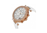 Michael Kors Parker White Diamonds Dial White Leather Strap Watch for Women - MK2281 Authentic Buy Shop Now