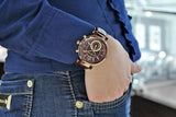 Michael Kors Sawyer Maroon Dial Maroon Leather Strap Watch for Women - MK2426 Authentic Buy Shop Now