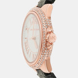 Michael Kors Camille Three-Hand Crystals White Dial Black Leather Strap Watch for Women - MK2962 Authentic Buy Shop Now