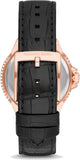 Michael Kors Camille Three-Hand Crystals White Dial Black Leather Strap Watch for Women - MK2962 Authentic Buy Shop Now