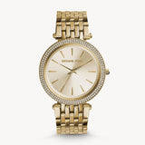 Michael Kors Darci Silver Dial Gold Stainless Steel Strap Watch for Women - MK3191 Authentic Buy Shop Now